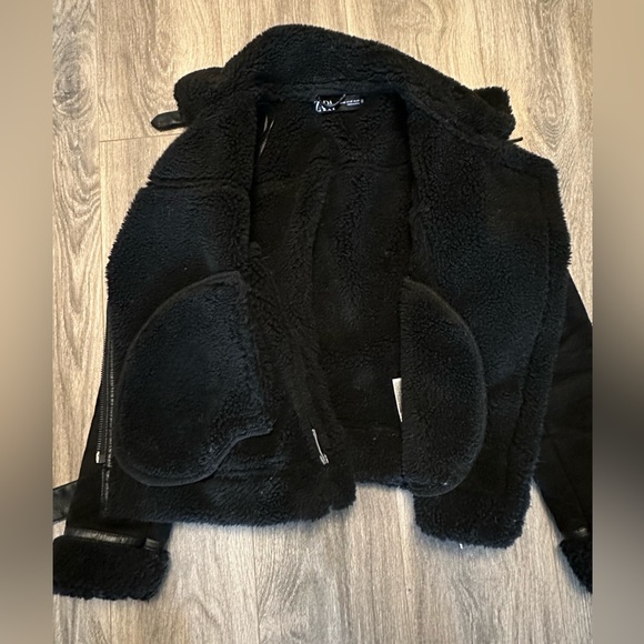 Zara Sherpa Coat - Picture 3 of 5